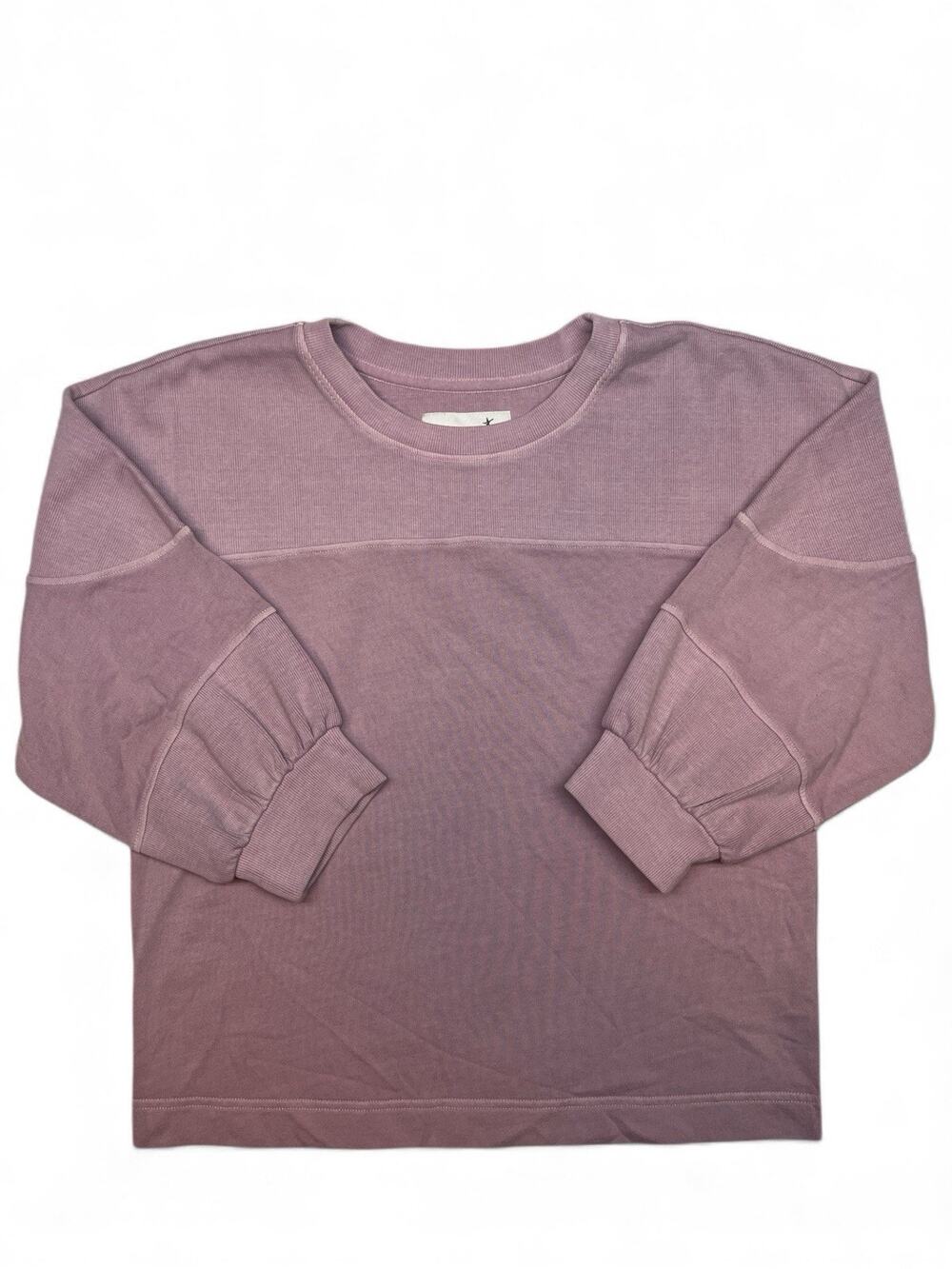 Grey State Women’s Pink 3/4 Sleeve Crewneck Top Size Small NWT